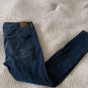 American Eagle Outfitters Dark Blue Skinny Jeans